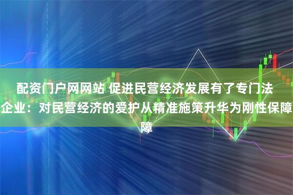配资门户网网站 促进民营经济发展有了专门法 企业：对民营经济的爱护从精准施策升华为刚性保障